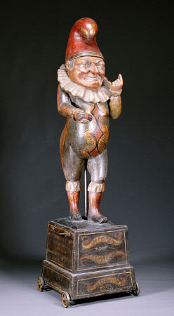 A Carved Cigar Store Figure Of ''Punch'' von 