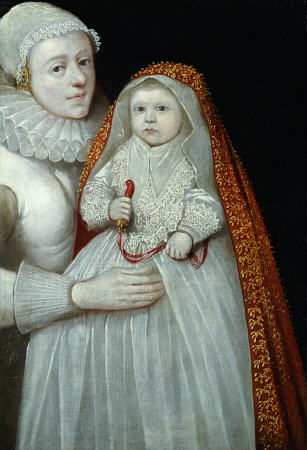 A Christening Portrait Of A Mother And Child von 