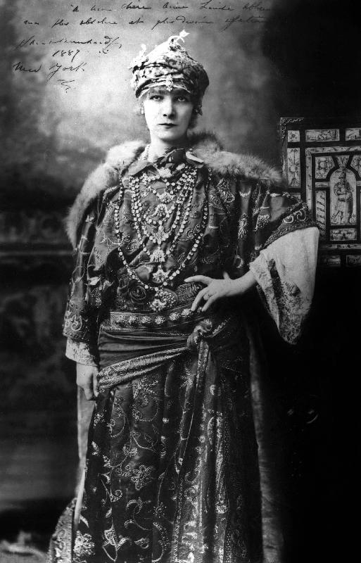 Actress Sarah Bernhardt in New York von 