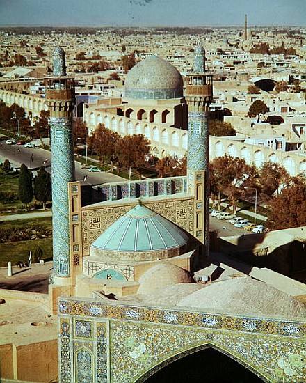 Aerial view of the Masjid-i-Shah, Safavid Dynasty von 