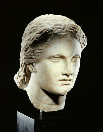 A Greek Marble Female Head von 