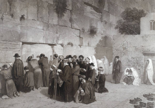 Alexandre Bida, Klagemauer in Jerusalem von 