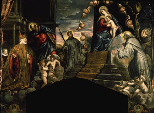 Andrea Gritti in Anbetung / Tintoretto von 