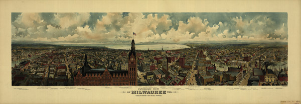 Ansicht von Milwaukee von 