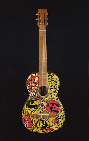 A Psychedelic Guitar, Possibly Used By Eric Clapton When He Played In The Band ''Cream'' Circa 1967 von 