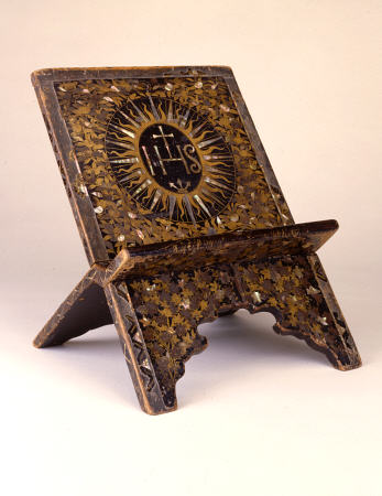 A Rare And Important Momoyama Period Christian Folding Missal Stand von 