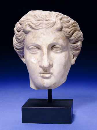 A Roman Marble Head Of A Goddess von 