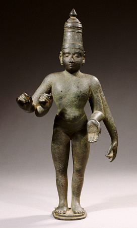 A South Indian, Vijayanagar, Bronze Figure Of Probably Rama von 