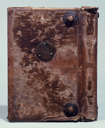 A White Whittawed Skin Binding Of The Book Of Genesis Glossed, From Rievaulx Abbey, Late 13th Centur von 