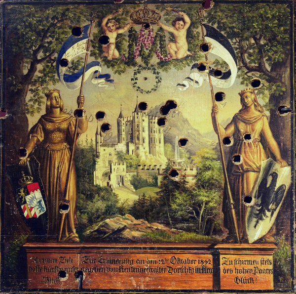 Allegorie auf Hochzeit Maximilians 1842 von 