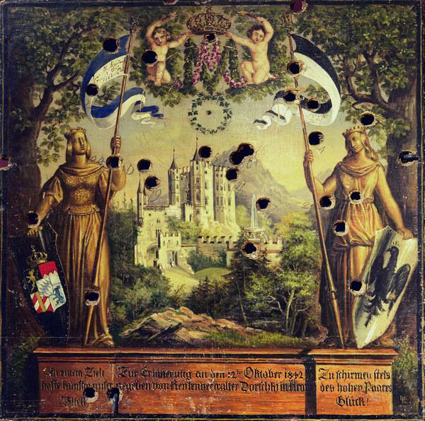 Allegorie auf Hochzeit Maximilians 1842