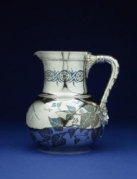 A Mixed Metal Pitcher By Tiffany & Co, New York Circa 1877