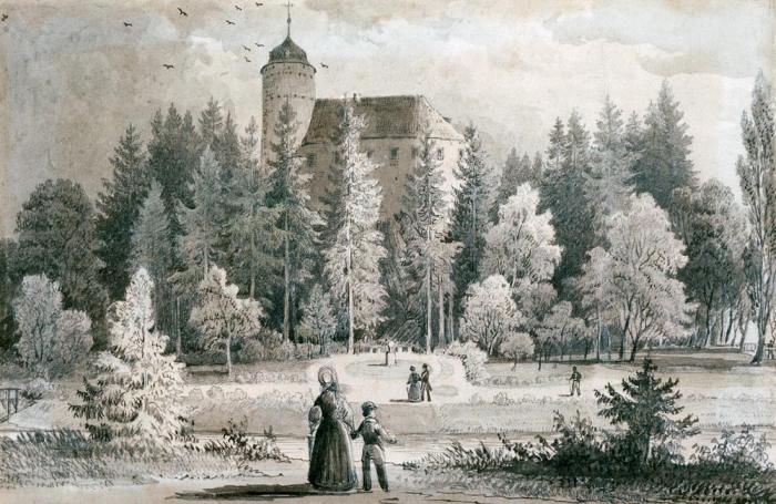 Burg Rabenstein bei Chemnitz von 