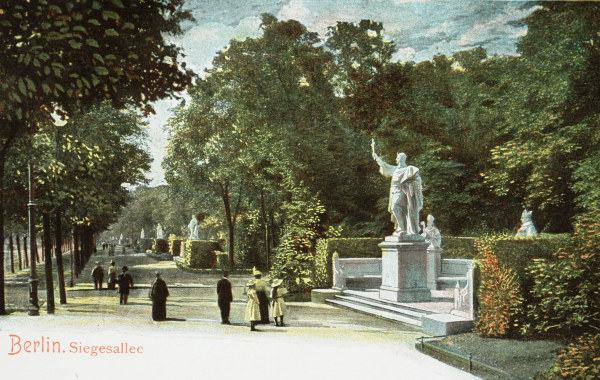 Berlin, Siegesallee / postcard c. 1905. von 