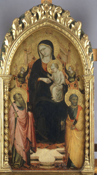 Biccio di Lorenzo, Maria mit Kind u.Hlg. von 