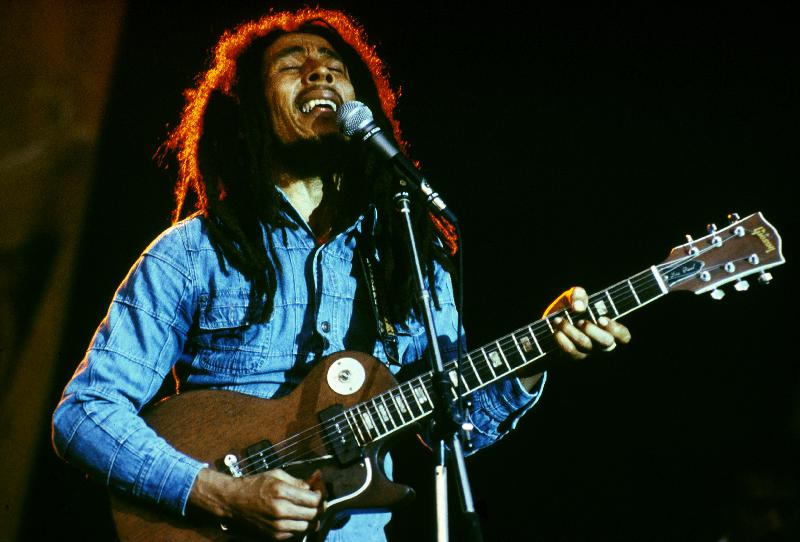 Bob Marley on stage at Roxy Los Angeles von 