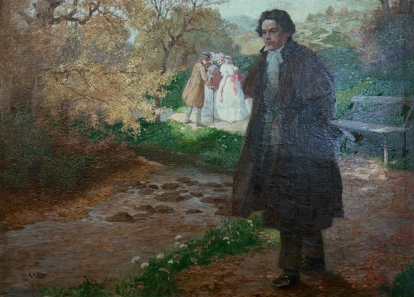 Beethoven im Park von 