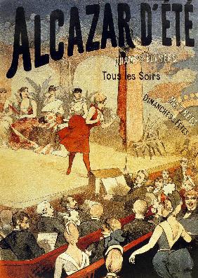 Cabaret Alcazar d ete au Champs Elysees