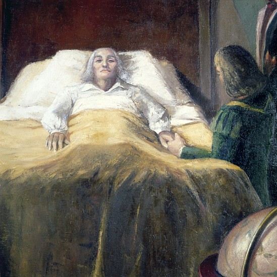 Columbus on his Death Bed von 