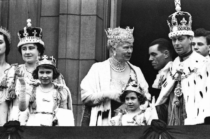 Coronation of English King George VI of England von 