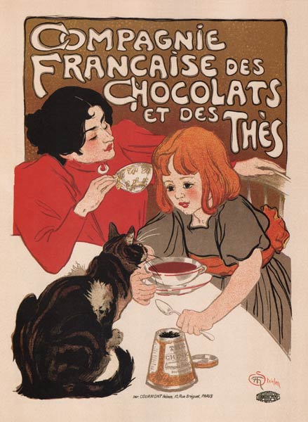 Compagnie Française des Chocolate et des Thés (Plakat) von 