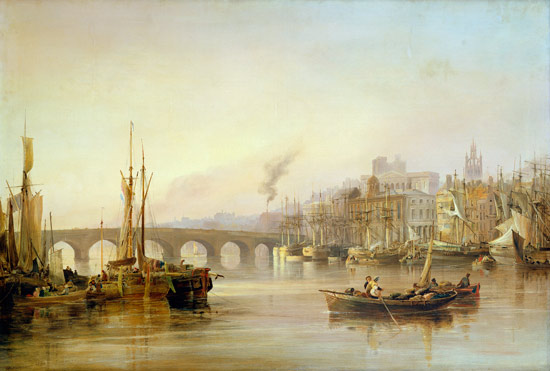 A View Of Newcastle From The River Tyne von 