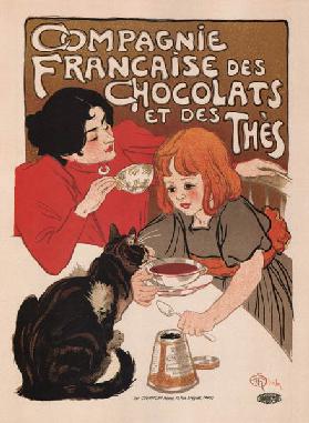 Compagnie Française des Chocolate et des Thés (Plakat) 1895