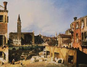 Canaletto, Kirche und Scuola della Carit
