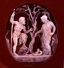 Cameo of Poseidon and Athena Competing for dominion over Attica, 1st century BC (onyx and sardonyx) 19th