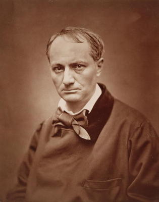 Charles Baudelaire (1821-67), French poet, portrait photograph by Studio of Goupil von 
