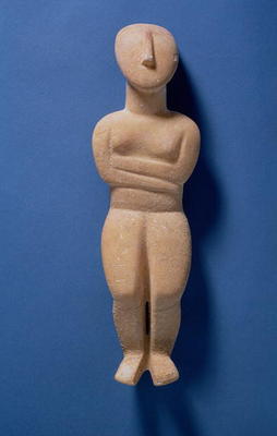 Cycladic Figurine, Naxos, c.3000-2000 BC (marble) von 