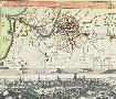 Danzig, Stadtplan u. -ansicht 1734