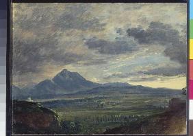 Der Hochstaufen bei Salzburg Um 1800/10