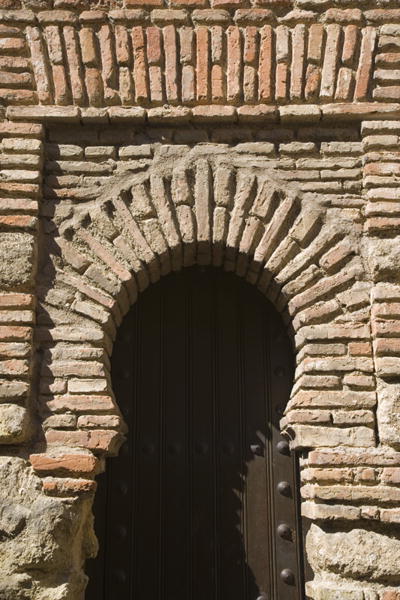 Detail of an arch in the Alcazaba, Malaga, Costa del Sol (photo)  von 