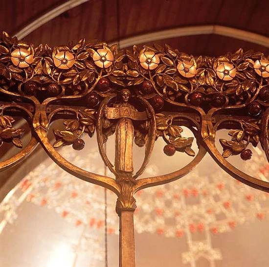 Detail of the Rood Screen, from St Marys Church von 