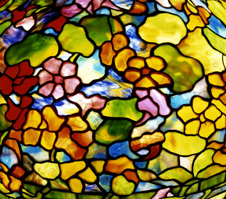 Detail Of A ''Nasturtium'' Leaded Glass And Bronze Table Lamp By Tiffany Studios, Circa 1910 von 
