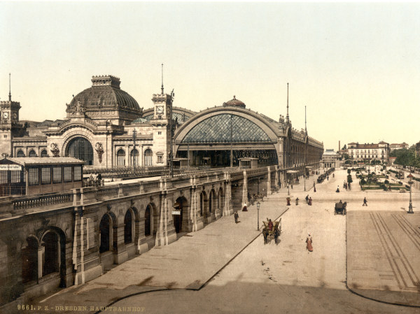 Dresden, Hauptbahnhof von 