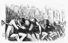 Das Nachtasyl der Aermsten 1840/Daumier