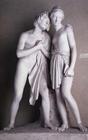 Daphnis and Chloe, sculpture by Ulisse Cambi (1807-95) (marble) 16th