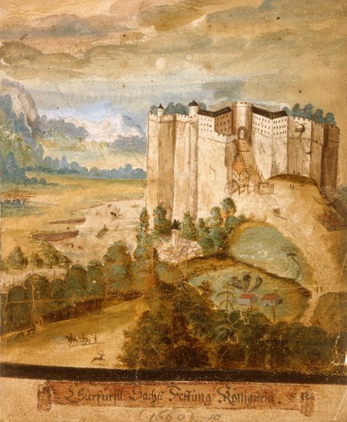 Festung Königstein, um 1660 von 