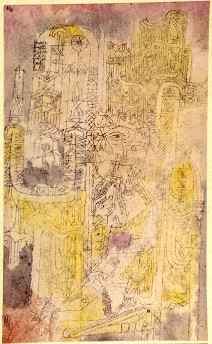 Gothic Rococo, 1919 (no 67) (pen & w/c on paper on cardboard)  von 
