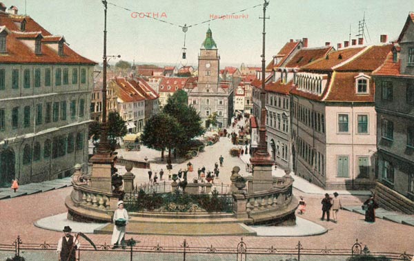 Gotha, Hauptmarkt von 