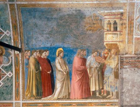 Giotto, Hochzeitszug Mariae
