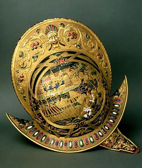 Helmet of Charles IX (1550-74) 16th century (gold and enamel) von 