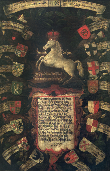 Heinrich d.Löwe,  Allegorie von 