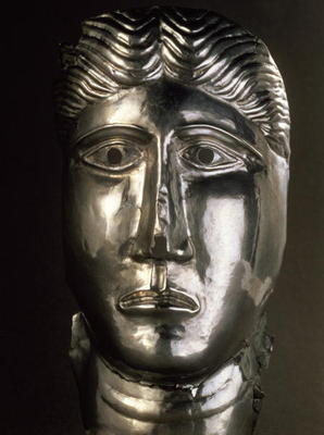 Head of a man, Gallo-Roman, 2nd-3rd century AD (silver) von 