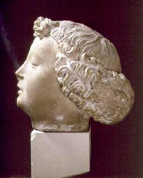 Head of an angel, side view (stone) 1816