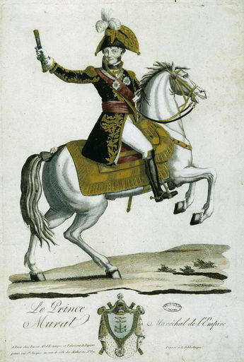 Joachim Murat / Kupferstich 1804 von 