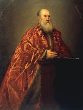 J.Tintoretto, Ratsherr im Gebet