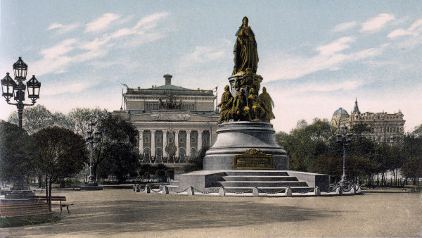 Katharina d.Gr.-Denkmal St.Petersburg von 